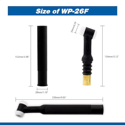 WP-26F TIG Tête torche flexible air 250A résout accès difficiles soudage - 4