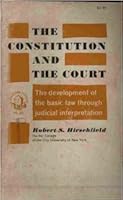 The Constitution and the Court;: The development of the basic law through judicial interpretation B0006AXRNQ Book Cover