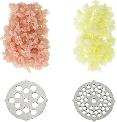 Foto von LURCH Drehwolf mit Gebäckvorsatz und Saugfuß mit 4 Formen, Keksmaschine für leckeres Spritzgebäck ohne Strom