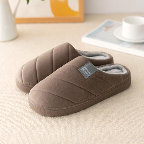 Slippers For Women Memory Foam,Womens Winter Slipper with Anti-Slip Rubber Sole Indoor Outdoor Cozy Cotton Casual Home Shoes Warm House Slippers for Woman2