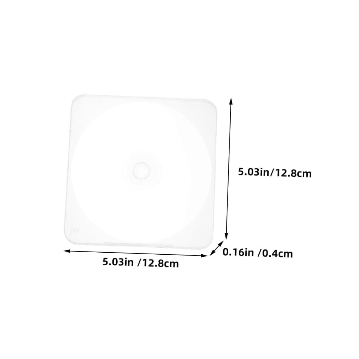 CONGARTENO 10pcs CD Storage Cases Dvd Disc Organizers for Scratch Protection Space Saving for CD Collection Easy Identification