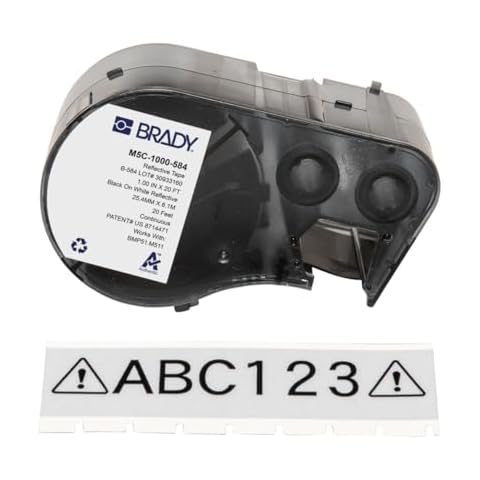 Brady Reflective Label Tape for Safety Cover