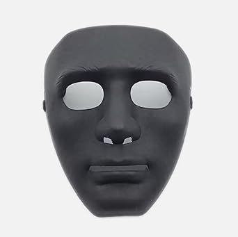 jokeshop Hard Plastic Face Mask Halloween Party Scary Full Face Man Dance Masquerade Cosplay Party Thick Plastic Durable Masks