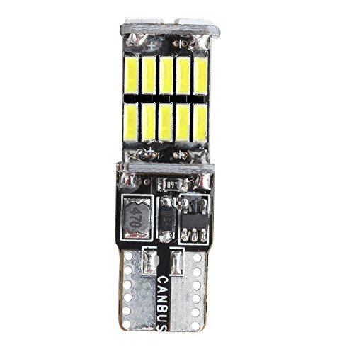 Keyecu 4X 4014 26Smd 194 Led Bulb Super Bright Canbus Error Free 921 T10 168 912 W5W 161 Bulb Car Lights Bulb Clearance Lights (White) #TOP2