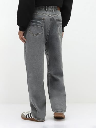 Image of Urbano Fashion Men's Loose Baggy Fit Cargo Carpenter Jeans with 6 Pockets Non-Stretchable