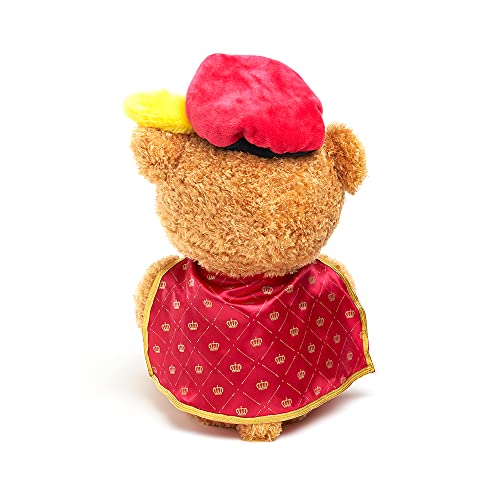 Cuddle Barn - Sir Barrington The Storyteller | Teddy Bear Animated Storytelling Stuffed Animal Plush Toy Reads 5 Fairy Tales, Mouth Movement, Swaying Motion, Lights Up, 12 Inches #TOP5