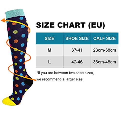 Chaussettes de compression contre les jambes lourdes pour running et récupération active - 7
