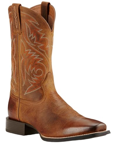 ARIAT Men's Sport Herdsman Western Performance Boot Square Toe - 10018702 7.5 EE US