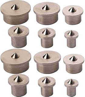 CESFONJER Dowel Pin Center Woodworking Alignment Tool Points Marker Drill Center,4/5/6/8/10/12 mm Dowel Drill Center Points Pin Set (12 pcs)