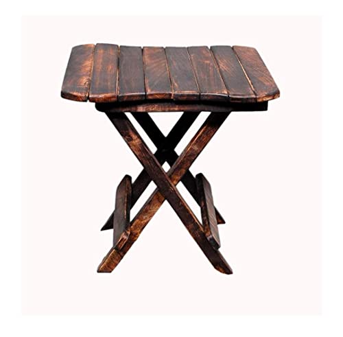 Image of Bros Moon Foldable Sturdy Wooden Table Suitable for All Room and Outdoor (Square Table, 10 Inches)