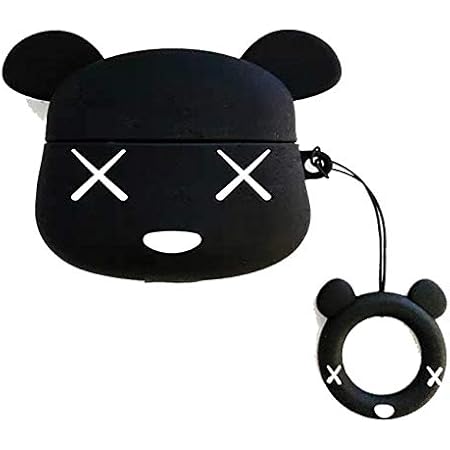 Amazon Little Merry Airpodspro シリコン カバー ケース Apple Airpods Pro 用 エルモ 風 セサミストリート Kaws 風 保護ケース 防塵 耐衝撃 キズ防止 滑り止め エアーポッズ プロ エアーポッツプロ エアーポッドプロ ピンク Airpods Pro用 Little Merry