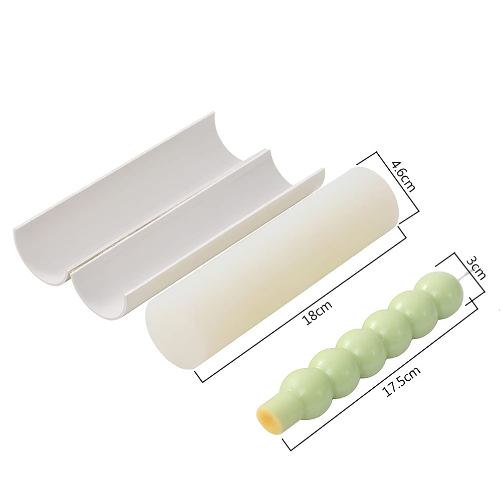 Spiral Candle Mold DIY Aromatherapy Circular Spiral Mould Scented Candle Mold Handmade Tools