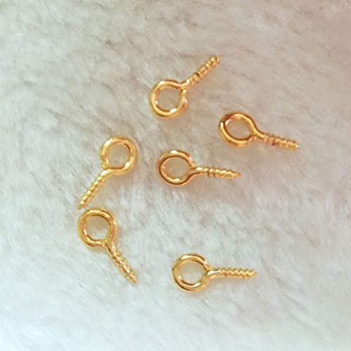 Healifty 300 Pcs Pequeno Parafuso Olho para Projetos de Artesanato Artes Garrafas Top de CortiÃ§a Fa