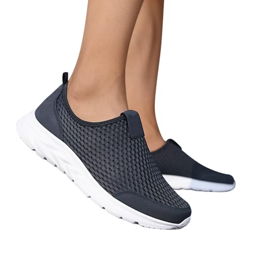 Mens Walking Running Shoes Arch Support Mesh Non Slip Shoes Lightweight Soft No Lace Shoe Casual Breathable Comfortable Classic Basic Sneakers Seasonal Hollowed Out Tennis Outdoor Beach Sports Flats3