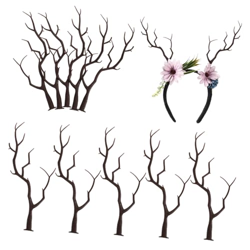 AKOOSY 10 stycken återanvändbara dekorativa konstgjorda hjortgrenar för vas och dekoration DIY hem hotell