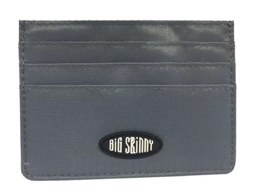 Big Skinny Mini Skinny Card Slim Wallet, Holds Up to 12 Cards, Graphite