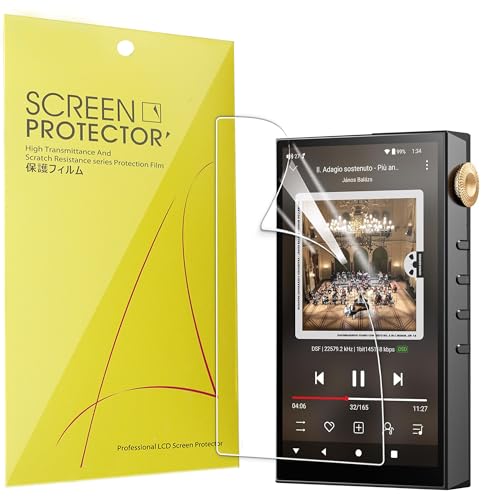 Lamshaw Oilsky MP3�v���[���[�p�X�N���[���v���e�N�^�[ [6���p�b�N] �t���J�o�[ TPU�N���A�t�B���� Oilsky G88 4.02�C���` MP3�v���[���[�Ή� (6���p�b�N)