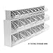 OEMTOOLS 22181 21-Bin Set, Store Small Hardware, 23.625” x 12”, Labels Included, Organization and Storage, Easy to Mount, Gray