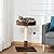PawHut 70cm Height Cat Tree Scratching Post Furniture Pet Play Area Activity Center Kitten Climbers Climbing Exercise w/ Hanging Toy & Cushion