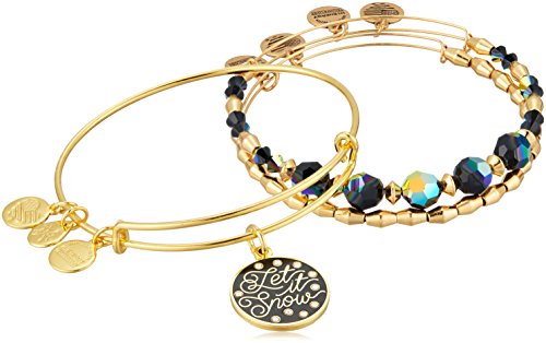 Alex and Ani Let it Snow Set of 3 Bangle Bracelet