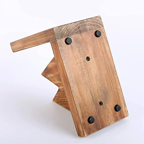 Nikky Home Heavy Duty Non Slip Rustic Woodland Mountain Wooden Bookend Cute Bear Book Ends Book Stoppers For Cabin Decor Home And Office Shelves Kids Children #TOP3
