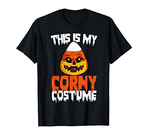 Candy Corn Halloween Tee Shirt Girl This Is My Corny Costume Camiseta