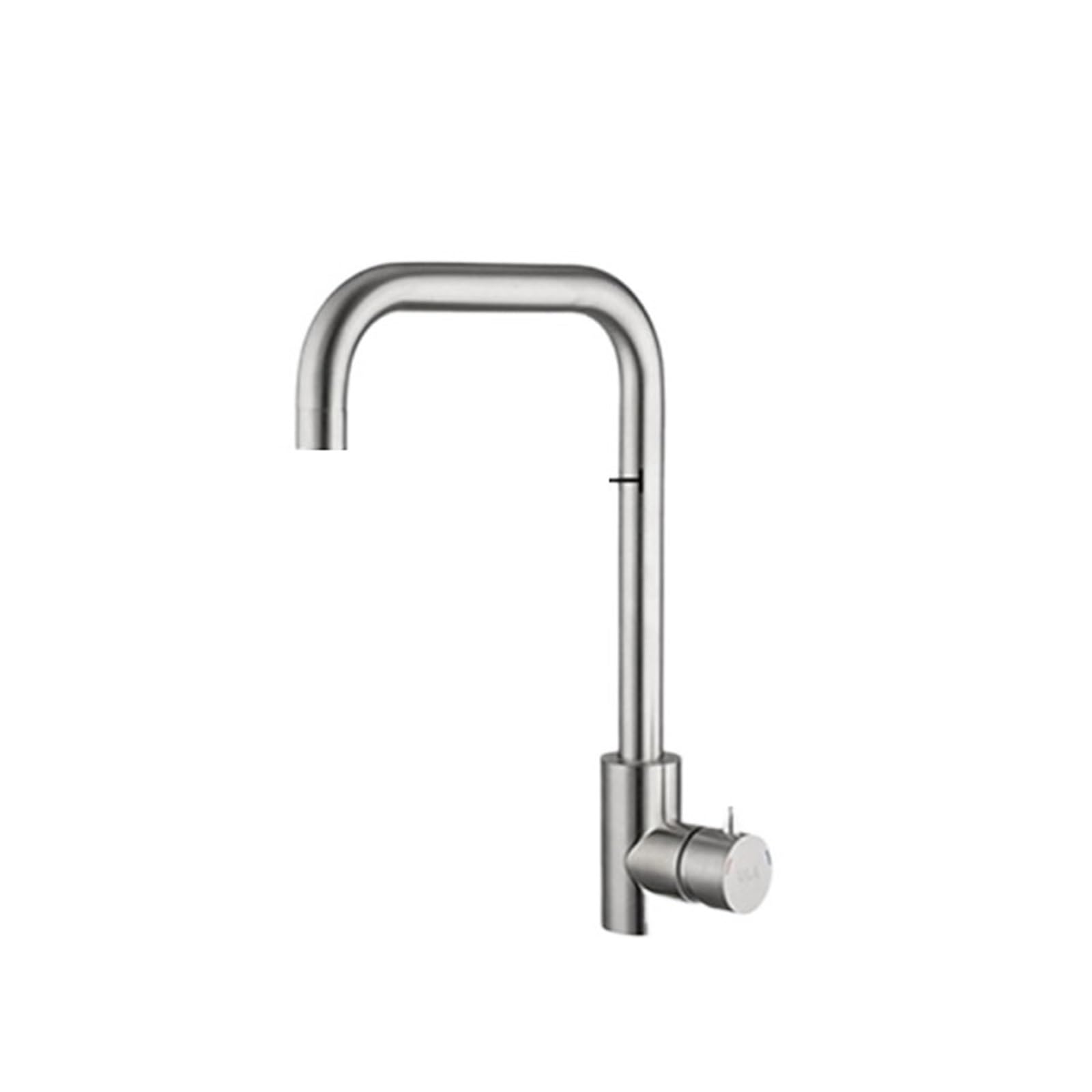Robinet mitigeur d'évier de cuisine noir et or eau chaude froide A1112N