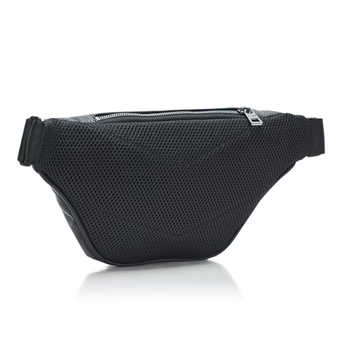 HUGO Nesh Nylon Bumbag, Sac Banane Homme, Noir, Taille Unique – vue 2