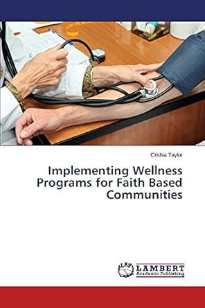 Implementing Wellness Programs for Faith Based Communities
