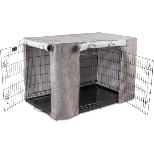 Should i cover my dog's crate when i leave