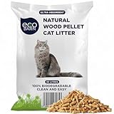 Eco Barn 30L Cat Litter Wooden Pellets. Biodegradable Cat Litter Non-Clumping (15kg)