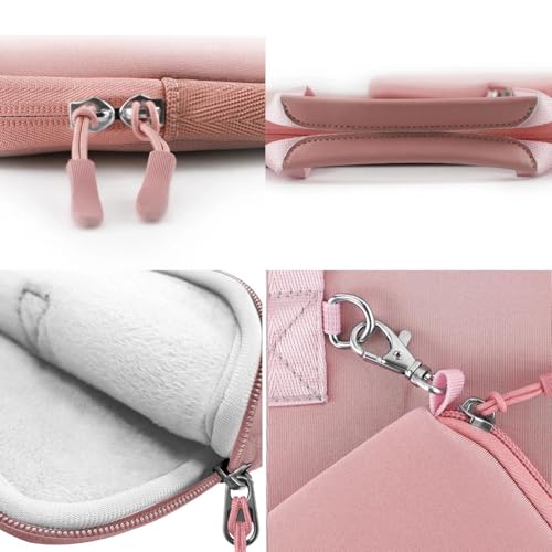 Image of Laptop Sleeve 15.6-16 inch Case with Small Pouch, Neoprene Computer Bag Compatible with MacBook Pro 16 inch M4 /M3 /M2 /M1, MacBook Pro 15.4 inch and Most 15.6-16 inch Notebooks, P02K01