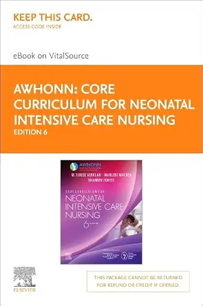 Curriculum Neonatal Intensive Elsevier Vitalsource