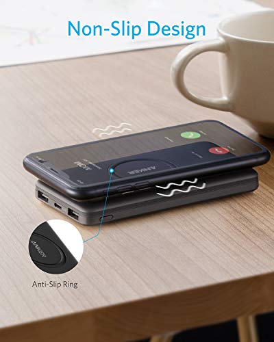 Anker Wireless Portable Charger, PowerCore 10,000mAh Power Bank with USB-C (Input Only), External Battery Pack Compatible with iPhone 11, Samsung, iPad 2020 Pro, AirPods, and More. Anker Wireless Portable Charger, PowerCore 10,000mAh Power Bank with USB-C (Input Only), External Battery Pack Compatible with iPhone 11, Samsung, iPad 2020 Pro, AirPods, and More.