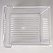 ‎HECASA 240351061 Upper Crisper Pan Compatible with Frigidaire Refrigerator Freezer Crisper Drawer Replacement for 240351005 240351062 Plastic (PC) Clear