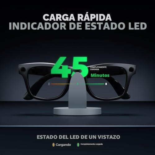 Estación de carga para Ray-Ban Meta compatible con gafas Oakley electrónicas 3