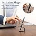 SUNTEREST Magnetic Levitation Gel Ink Pen, Metal Luxury Gifts for Men & Women, Futuristic Floating Fidget Pen, Cool Tech Gadgets, Unique Office Desk Accessories for Him Dad Boss Teacher (Black)
