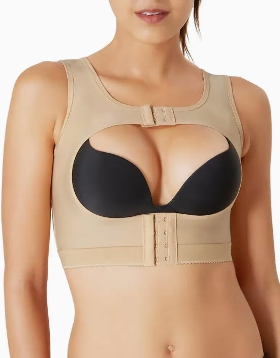 WhixantWhixant Chest Brace up Women Personal Posture Corrector Shapewear Tops Wireless Back Support Bra Vest Shaper