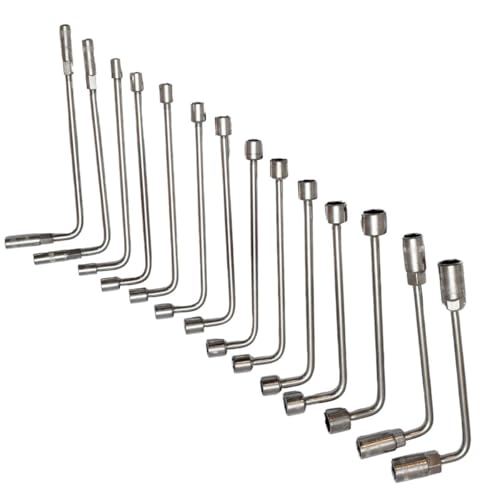 Kit 14 Jogo Chaves L Biela Sextavada 6mm 7mm 8mm 9mm 10mm 11mm 12mm 13mm 14mm, 15mm 16mm 17mm 18mm e