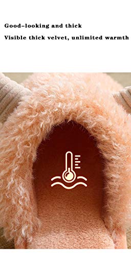 Chaussons d'hiver en coton antidérapants chauds et confortables - 7