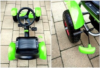 GO Kart Pedales Juvenil, Verde