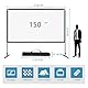 150-Zoll-leinwand Beamer mit Ständer, GT GETCO TECH 16:9 Indoor-Outdoor-Beamer leinwand mit stativ, tragbarer HD-Beamer leinwand, hintere Kinoleinwand mit Tragetasche