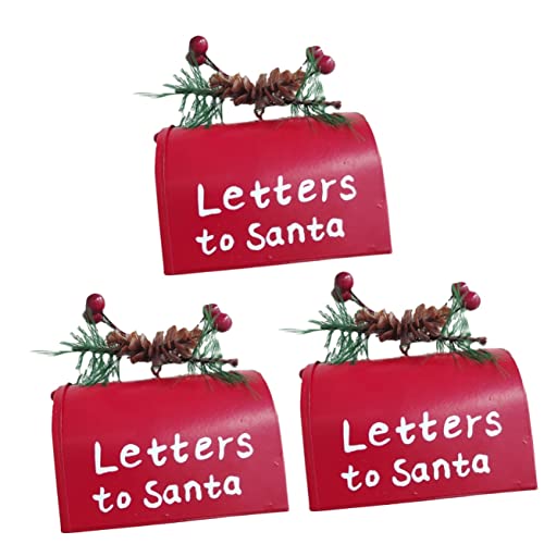 Hemobllo 3 Stücke Eisen Weihnachten Bäume Lametta Mailbox Ornament...