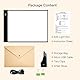 JHFart Leuchttisch A4S Lichttisch Licht pad für Artcraft Tattoo Aquarell Kopie Quilten Tracing Diamantmalerei Xray Pad mit Clips Handschuh und Aufbewahrungstasche