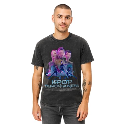 T-shirt K-Pop Demon Hunters Huntrix fini les hauts sans style