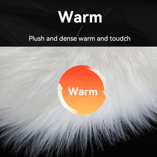 Cojín para silla de ruedas: funda de asiento de invierno de forro polar de lana suave para mayor comodidad en sillas de ruedas, coches o en casa