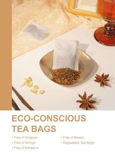 TeeLux Vanilla Chai Tee Beutel 100 Stück, Vegan, Cremiger Vanille-Geschmack, Blend Vanille, Zimt, Kardamon, Schwarzer Pfeffer, Nelken, Ingwer, Schwarzer Tee