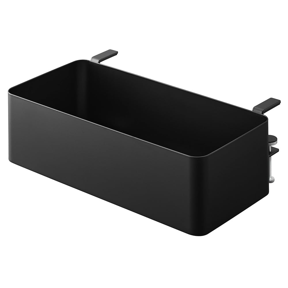 YAMAZAKI 1573 TOWER Tableside Basket, black, Steel, 30 x 18 x 9.511 cm