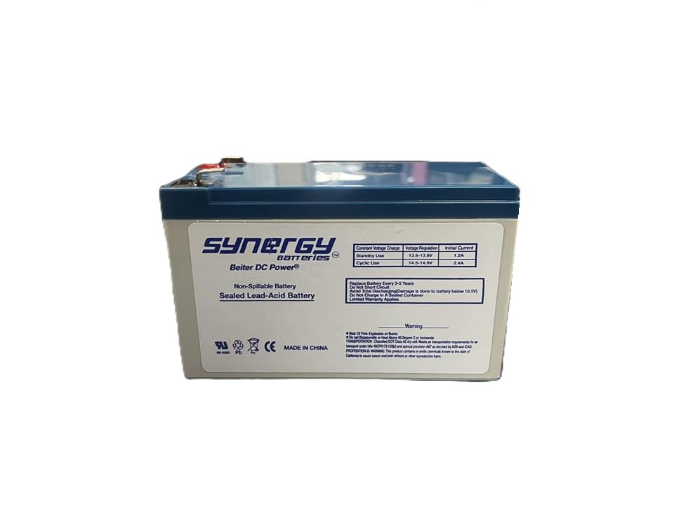 Compatible with APC Back-UPS CS 350 12V 9Ah UPS Replacement Battery Beiter DC Power