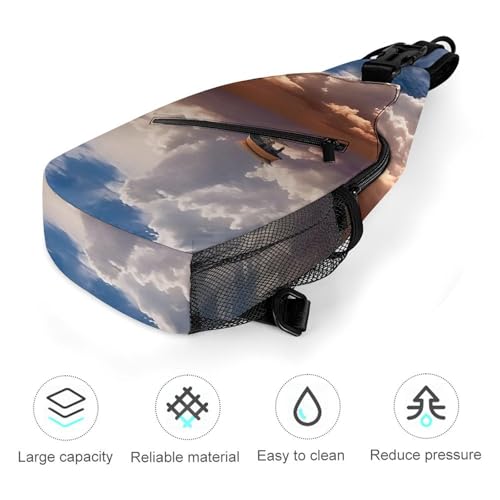 Mochila de pecho Sling Bag para senderismo y día miniatura 5